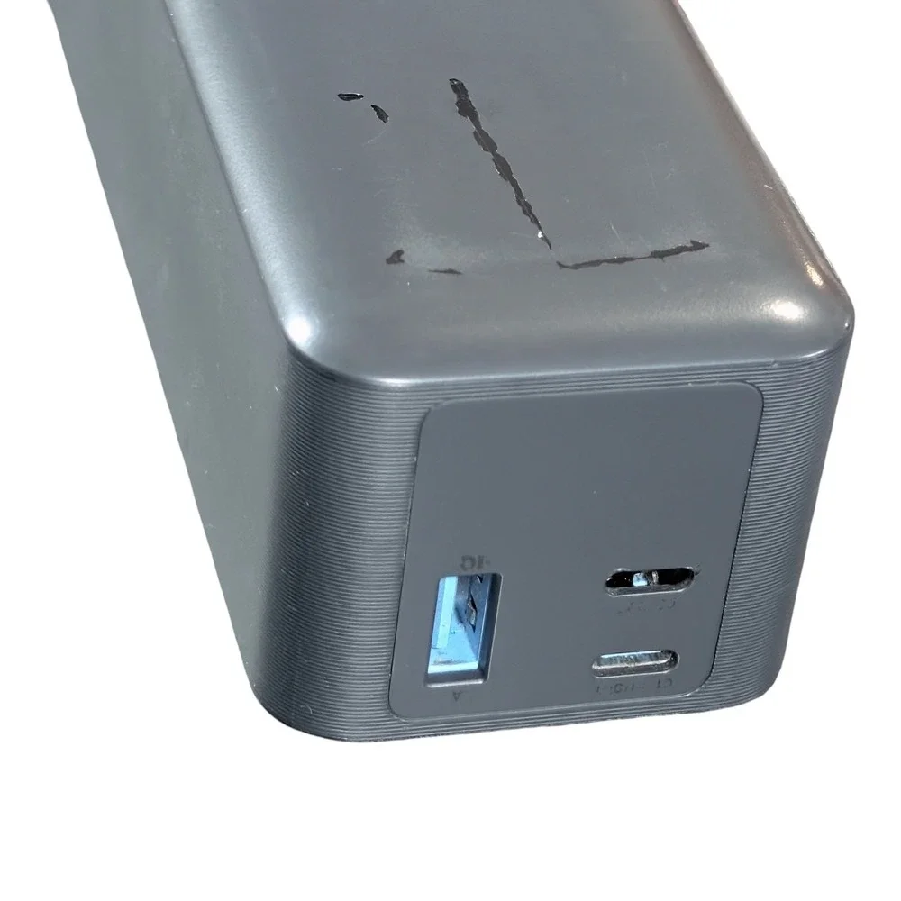 Qq5Ui Anker Power Bank 737 24000mAh Powercore 140W Mx Smart Display *Defect Port